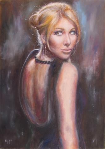 2500 for sale. Sasha l. 50х70 cm. oil on canvas Small